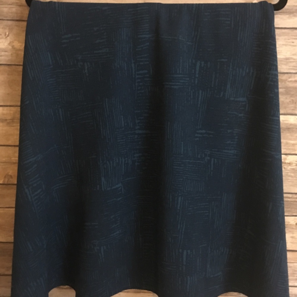 EUC LLR Blue Azure Skirt mid length